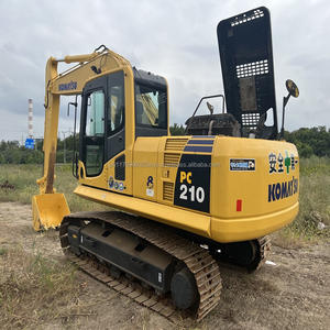 Excavadora Usada Komatsu PC 210-8 Original de Alta Calidad, 21 Toneladas, con Orugas Hidráulicas, en Venta - Product Image 2
