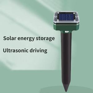 Répulsif solaire à ultrasons pour rats et chats, <span class=keywords><strong>anti</strong></span>-miaulement de <span class=keywords><strong>chat</strong></span>, répulsif électronique solaire longue durée, solide - Product Image 5