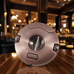 JIFENG JF-JV006 Custom Logo <strong>Cigar</strong> Accessories <strong>Cigar</strong> <strong>Cutter</strong> With Both Punches Metal Round <strong>Cigar</strong> V <strong>Cutter</strong> - Product Image 3