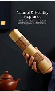 Bâtons d'encens de bois de santal de qualité supérieure, formule naturelle à base de plantes, aromathérapie d'<span class=keywords><strong>intérieur</strong></span> longue durée - Product Image 6