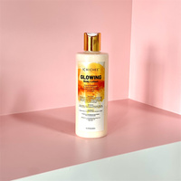 Gel douche hydratant au glutathion avec logo personnalisé, gel éclaircissant à l'acide kojique, collagène pour une peau éclatante