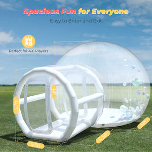 Casa de burbujas inflable de 10 pies/3m, globo transparente de PVC, globo de burbujas inflable, tienda de campaña, casa inflable de rebote de burbujas - Product Image 3