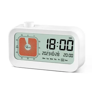 Đồng hồ báo thức trực quan kỹ thuật số cho trẻ em 60 phút học tập thân thiện với trẻ em học đếm ngược Đồng hồ bấm giờ thạch anh cà chua Pomodoro - Product Image 5