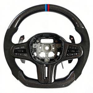 Volante <span class=keywords><strong>Deportivo</strong></span> Personalizado de Fibra de Carbono y Alcántara para <span class=keywords><strong>BMW</strong></span> G20 G28 G30 G38 G80 G82 M320i M330i M330e M340i 540i G02 G11 - Product Image 1