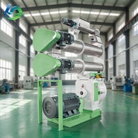 Máquina para Elaborar Alimentos para Animales LUODATE de 8-22 TPH con Ahorro de Energía, Equipo de Procesamiento de Alimentos Personalizado en China para Granulación de Alimentos, con Certificación CE