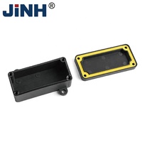 Boîte de jonction étanche en plastique noir avec couvercle à vis pour systèmes de câblage d'éclairage extérieur – Fournisseur JINH