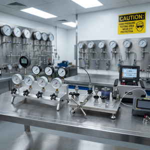Comparateur de pression de bureau original et neuf Spmk990s 1000 bar 15000 psi pour l'eau - Product Image 5