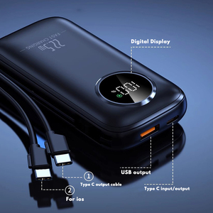 Meilleure vente <span class=keywords><strong>10000mAh</strong></span> Chargeur de charge rapide <span class=keywords><strong>Batterie</strong></span> <span class=keywords><strong>externe</strong></span> portable pour l'extérieur Banque d'alimentation de type C <span class=keywords><strong>10000mAh</strong></span> - Product Image 5