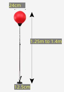 Support <span class=keywords><strong>de</strong></span> sac <span class=keywords><strong>de</strong></span> frappe <span class=keywords><strong>de</strong></span> <span class=keywords><strong>boxe</strong></span> réglable en hauteur, cible d'entraînement <span class=keywords><strong>de</strong></span> réflexe <span class=keywords><strong>de</strong></span> <span class=keywords><strong>boxe</strong></span>, ballon <span class=keywords><strong>de</strong></span> vitesse en cuir PU avec base à ventouses - Product Image 2