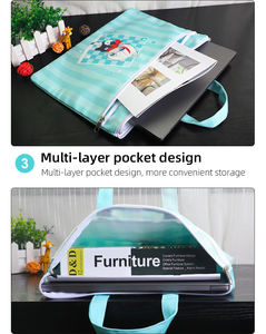 Funda de lona para portátil con sublimación, funda para maletín 11 13 14 <span class=keywords><strong>15</strong></span> <span class=keywords><strong>6</strong></span> pulgadas para Apple Mac Pro Macbook, estilo de logotipo personalizado - Product Image 6