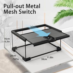 Bò sát thủy tinh Terrarium Kit Lưỡng Cư Tank Starter Kit thích hợp cho nhỏ bò sát Tắc Kè Thằn Lằn Tắc Kè Hoa rắn hồ cá - Product Image 5