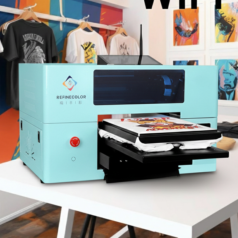 Refinecolor DTG Drucker A3 Dtg Printer Direct To Garment Printing Machine T-shirt Dtg Printer For Clothes Shoes Small Business
