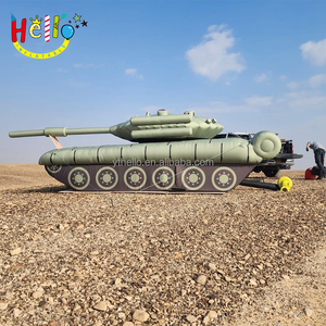 Tanque inflable de avión y coche de cebo, Camuflaje del desierto, panzer inflable - Product Image 2