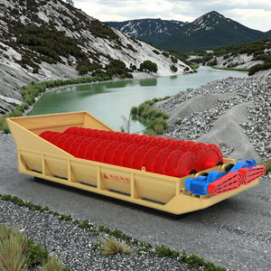 Großkapazitäts-<span class=keywords><strong>Sand</strong></span>- und Kieswaschanlage, Sandwaschmaschine für Bau und Bergbau, Stein-Spiralsandwaschanlage LSX1580 - Product Image 2