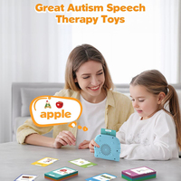 Jeux didactiques Montessori, jouets, thérapie sensorielle pour l'autisme, cartes flash pour bébés, cartes flash audio pour l'apprentissage des enfants
