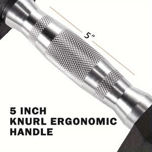 Juego de Mancuernas Hexagonales Recubiertas de Goma, Pesas Libres en Pares, Venta al Por Mayor de Fábrica Personalizada para Gimnasio en Casa, Fitness, Culturismo y Entrenamiento de Fuerza - Product Image 5