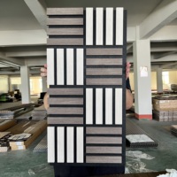 Nouvelle conception personnalisable de panneaux muraux décoratifs en MDF de forme spéciale pour les intérieurs modernes des maisons, panneaux acoustiques