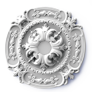 Rosette de <span class=keywords><strong>plafond</strong></span> ronde en polyuréthane Pu insonorisée anti-décoloration pour la décoration de <span class=keywords><strong>plafond</strong></span> Commandes en gros au prix de gros d'usine - Product Image 4