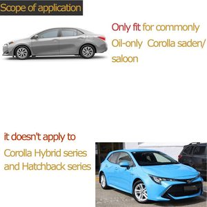 Custom Fit <span class=keywords><strong>in</strong></span> <span class=keywords><strong>pelle</strong></span> <span class=keywords><strong>coprisedili</strong></span> auto per 2014-2019 per Toyota per Corolla Set completo accessori con coprisedile auto cane - Product Image 6