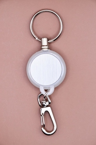 Porte-clés rétractable en ABS de qualité supérieure, 35 mm x 52 mm, fabriqué à Taïwan, pour cartes de visite, badge, clip, porte-carte, accessoire, sans danger pour les enfants - Product Image 6