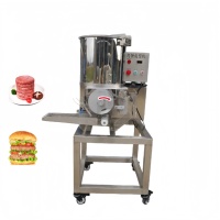 Vente directe usine – Machine automatique à hamburgers avec moteur, en acier inoxydable 304, pour galettes de 35-70 pièces/min, multi-tension