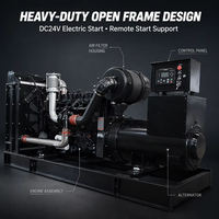 Generator Diesel 200kW 3 Fasa ATS Generator Diesel 250kva Tiga/Fasa Tunggal untuk Bengkel dan Tenaga Listrik Gedung