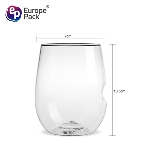 Amazon top vendedor <span class=keywords><strong>2020</strong></span> diseño 460ml PETG de fruta de plástico taza de crema - Product Image 2