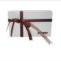 Boîte cadeau rigide personnalisée avec couvercle et base, 2 pièces, logo personnalisé, emballage en carton de luxe avec mousse EVA pour cosmétiques