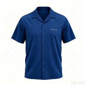 Plain Custom <b>Bowling</b> Shirt for Men Solid Color Short Sleeve Camp Collar Button Down Blank <b>Bowling</b> Jersey for Team Event Company - Product Image 1