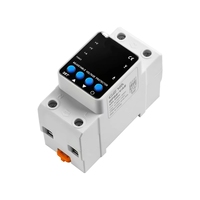 Compteur de tension AC monophasé SHZETA avec protection contre les surtensions et affichage numérique du compteur d'énergie kWh
