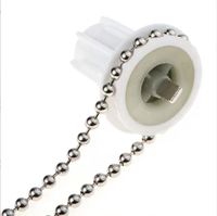 Chaîne à billes pour stores enrouleurs, chaîne de tirage en métal et plastique pour stores zébrés, accessoires de remplacement pour rideaux, plusieurs couleurs disponibles