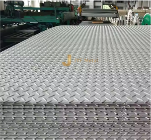 Plaque en acier inoxydable estampée antidérapante EX332 316L 304 201 à motif diamanté, soudage, pliage, découpe JIS - Product Image 6