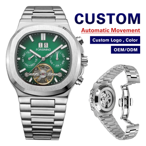 <span class=keywords><strong>Montre</strong></span> automatique de luxe pour homme, <span class=keywords><strong>mouvement</strong></span> tourbillon, bracelet en acier, 40 mm, bleu glace, OEM, à succès commercial - Product Image 1