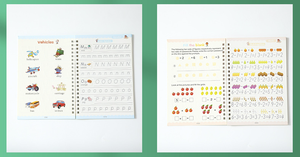 4 Uds. Libros Indonesia escritura a mano niños se hundieron cuaderno mágico reutilizable cuaderno de práctica de escritura en inglés - Product Image 5