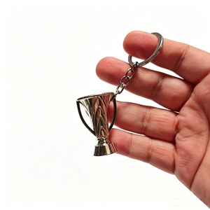 Miniatura de Trofeo de la Liga de Campeones de la AFC 2026, Llavero de Aleación de Zinc, Hecho en China, Regalo Empresarial para la <span class=keywords><strong>UEFA</strong></span> - Product Image 4