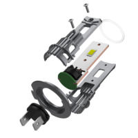 Nouveau phare N2S-H1/H3/H7/H11/9005/9006/9012/880/H4/H19/H13/H15 30W 4000LM 4300K/6000K 12-24V en aluminium universel