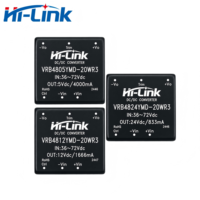 VRB4805YMD-20WR3 VRB4812YMD-20WR3 Convertidor DC-DC de 36-75V 20W, Módulo de Fuente de Alimentación Regulada Aislada de 12V 1.667A