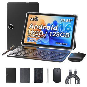 Tablette Android 16 <span class=keywords><strong>11</strong></span> pouces 4 Go + 14 Go de RAM extensible 128 Go de ROM Appareil photo 13 MP Batterie 8000 mAh Charge rapide PD WiFi 5G - Product Image 1
