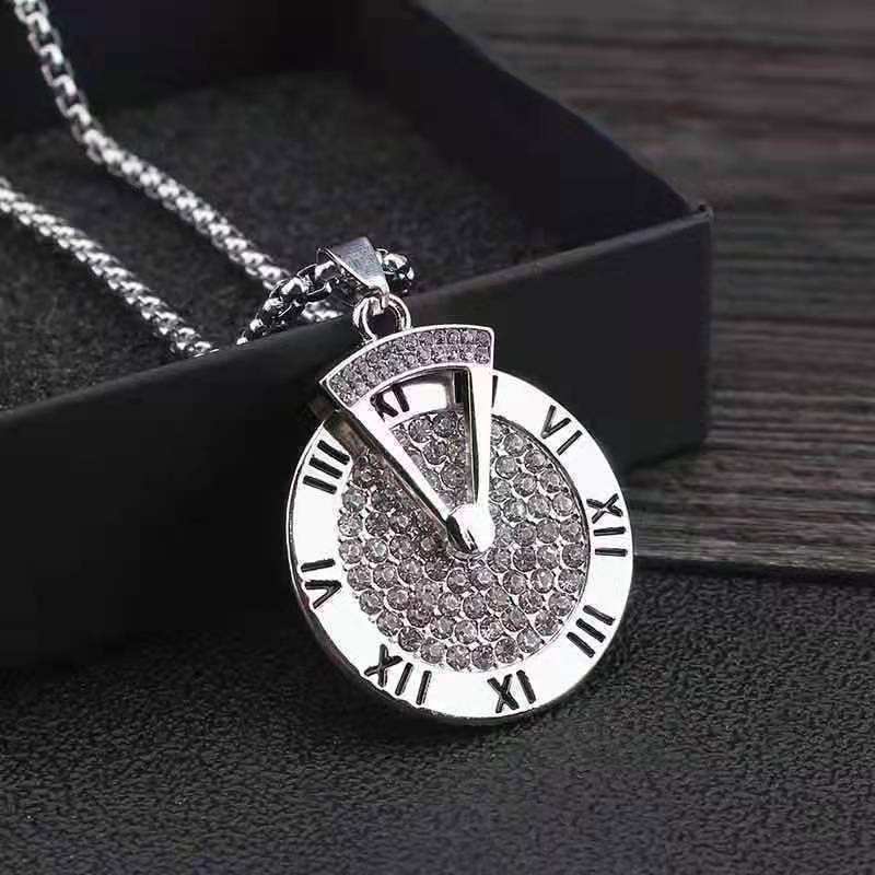 Huibang Korean Stainless Steel Necklace Pendant Accessories Men And Women Personality Jewelry Hip Hop Fashion Pendant Necklace 
