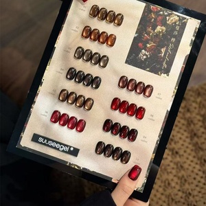 Factory Customized Wholesale New cat Eye <b>Nail</b> Polish <b>Set</b> 10 Color Small Series Environmental protection Tasteless Plant <b>Nail</b> <b>Gel</b> - Product Image 3