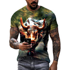 12 segni zodiacali ricamo 3D Anti-pilling con motivo tinta unita Casual ampia vestibilità 180g a maglia a maniche corte <span class=keywords><strong>da</strong></span> <span class=keywords><strong>uomo</strong></span> t-shirt - Product Image 4