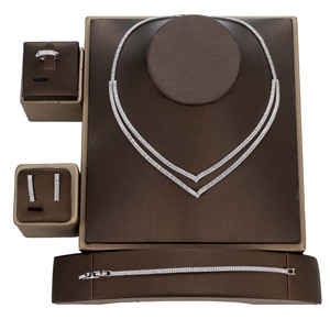 Simple 3A + CZ Zircon Collier <span class=keywords><strong>Ensemble</strong></span> <span class=keywords><strong>Pour</strong></span> Les Femmes De <span class=keywords><strong>Mariage</strong></span> <span class=keywords><strong>Ensemble</strong></span> De Bijoux De Mariée Bijoux <span class=keywords><strong>Femme</strong></span> Ensembl BN8363 Accessoires Cadeau - Product Image 1