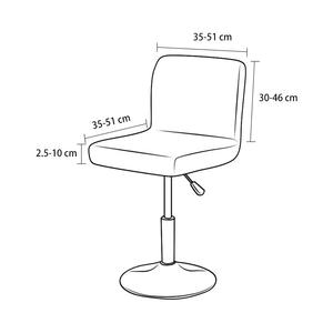 <span class=keywords><strong>Housse</strong></span> <span class=keywords><strong>de</strong></span> <span class=keywords><strong>tabouret</strong></span> <span class=keywords><strong>de</strong></span> <span class=keywords><strong>bar</strong></span> pivotant en tissu <span class=keywords><strong>de</strong></span> soie <span class=keywords><strong>de</strong></span> lait en polyester, durable, anti-poussière, <span class=keywords><strong>pour</strong></span> la maison, l'hôtel, le club, célébrité d'Internet - Product Image 4