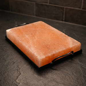 Plaque de cuisson en sel de l'Himalaya raffiné de qualité supérieure pour barbecue, en acier inoxydable, vente en gros - Product Image 1
