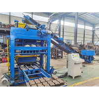 Machine à fabriquer des blocs de ciment QT4-25, fabricant d'équipements multifonctions pour le moulage de briques creuses et autobloquantes