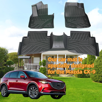 Convient pour 2016-2023 MAZDA CX-9 5Seat avec des tapis de voiture de protection tous temps