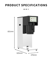 Machine à thé intelligente de luxe en acier inoxydable pour usage commercial, avec une capacité de 10 L, idéale pour les salons de thé et les magasins de thé noir et vert.