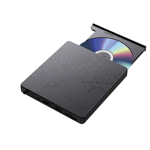 Portable Ultra-Slim USB 3.0 External Optical CD/DVD Drive 5-in-1 CD ROM Burner Writer Laptop Computer Disk Drive