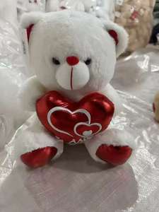 2026 Neuer Weißer Teddybär Valentinstag Geburtstagsgeschenk für Mädchen 'Ich Liebe Dich' Plüschtier AMO Bär Puppe - Product Image 4