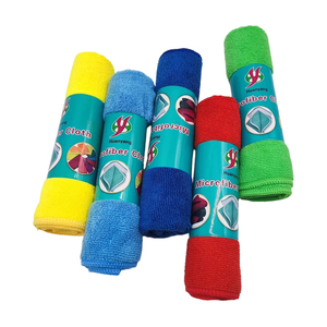 도매 프리미엄 가장자리없는 300 Gsm 극세사 타월 세차 극세사 천 40X40cm - Product Image 4